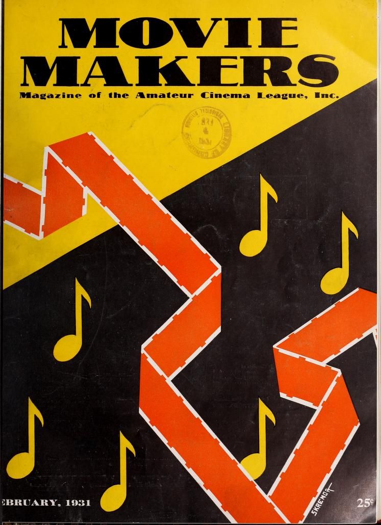 MOVIE MAKERS magazine side cover Issue 51 February 1931