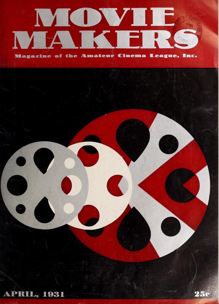 MOVIE MAKERS magazine side cover Issue 55 April 1931
