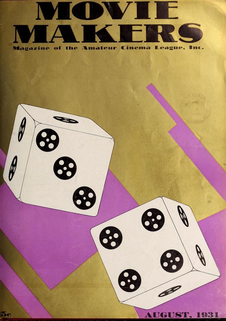 MOVIE MAKERS magazine side cover Issue 63 August 1931