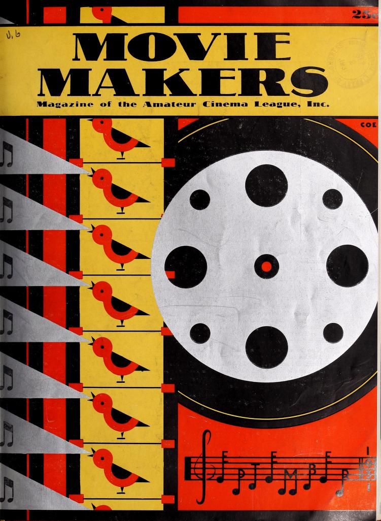 MOVIE MAKERS magazine side cover Issue 65 September 1931