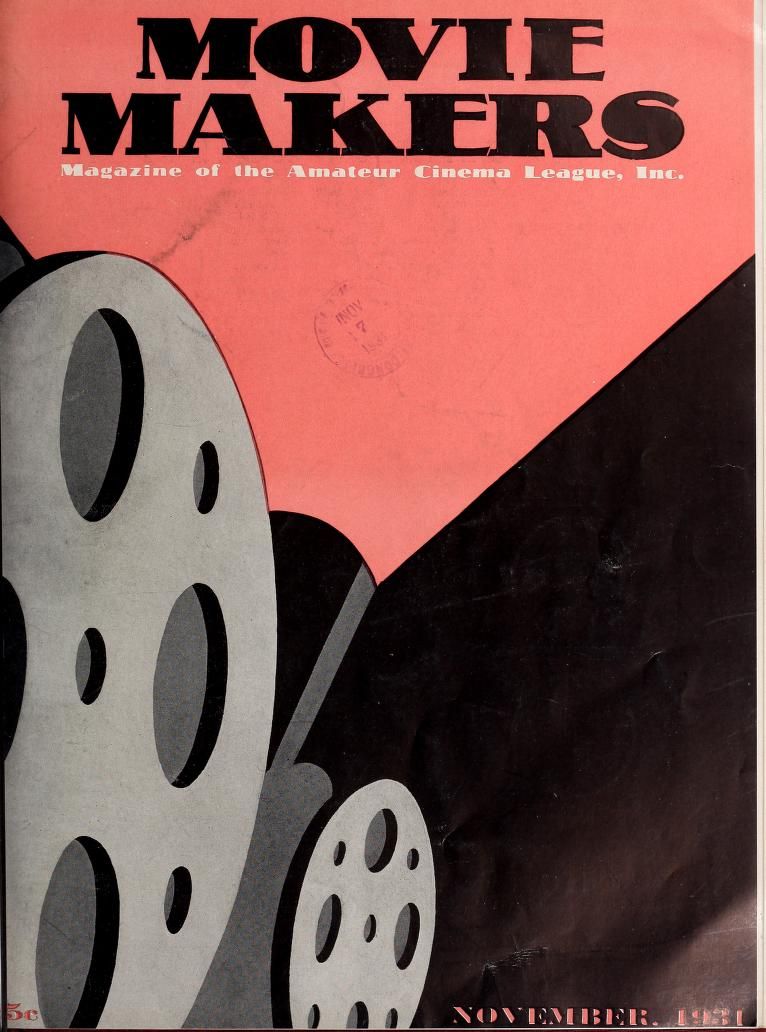MOVIE MAKERS magazine side cover Issue 70 November 1931
