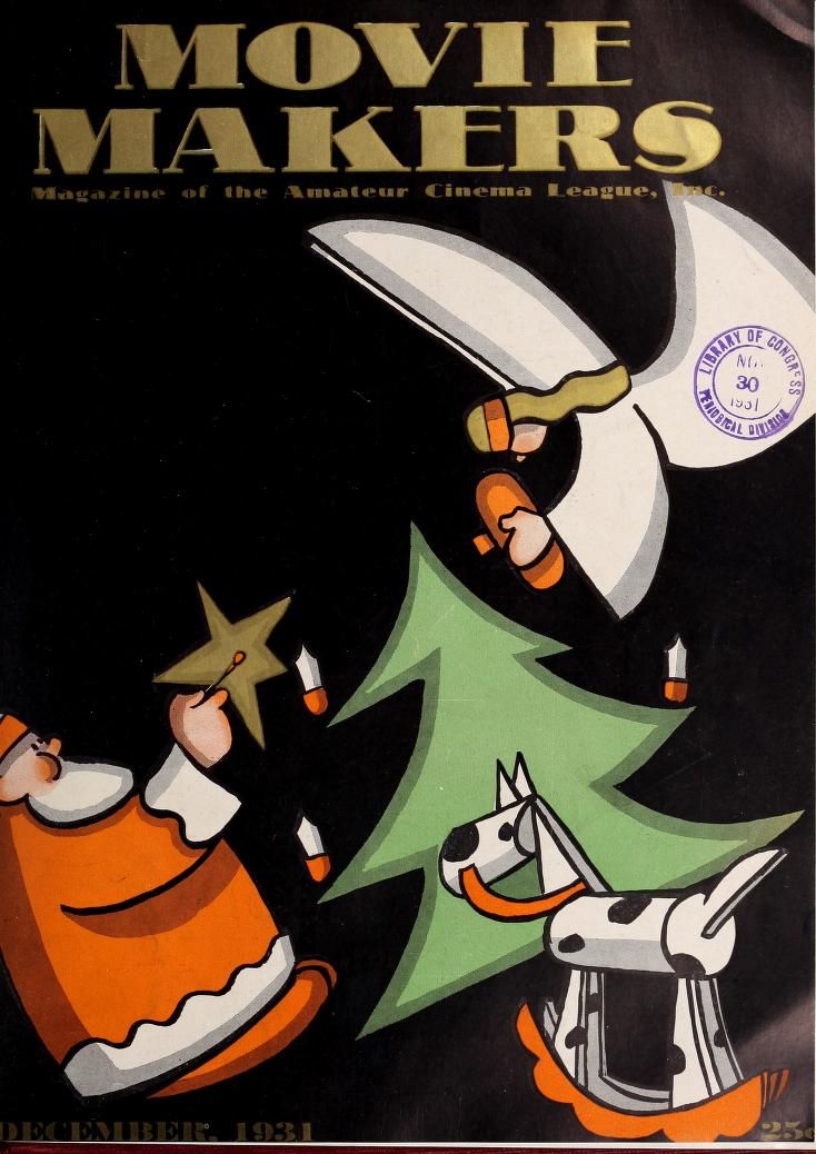 MOVIE MAKERS magazine side cover Issue 72 December 1931