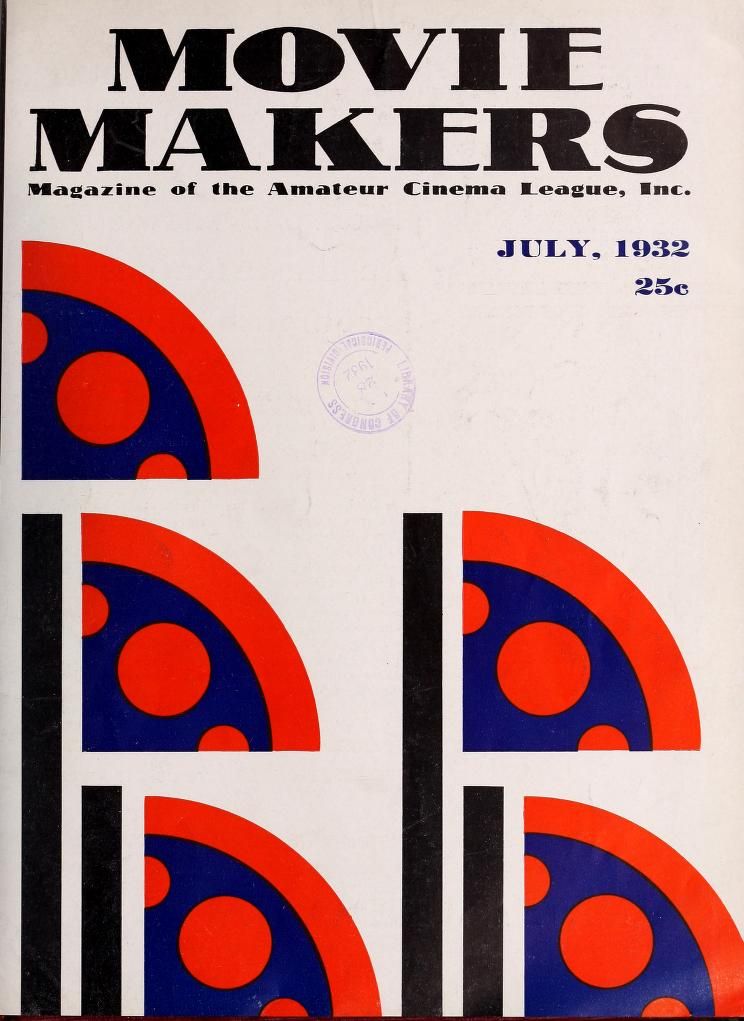 MOVIE MAKERS magazine side cover Issue 86 July 1932