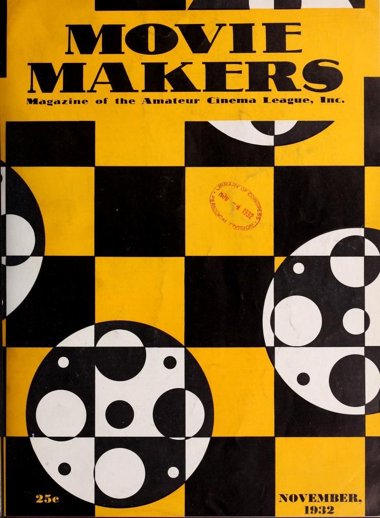 MOVIE MAKERS magazine side cover Issue 94 November 1932
