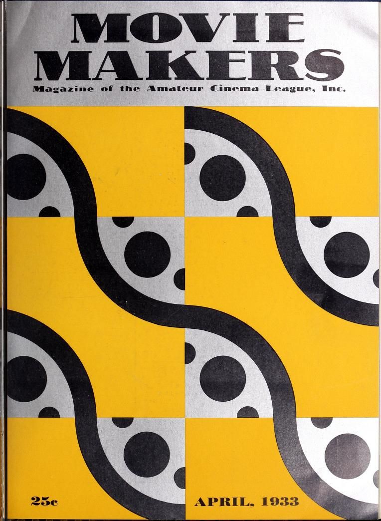 MOVIE MAKERS magazine side cover Issue 103 April 1933