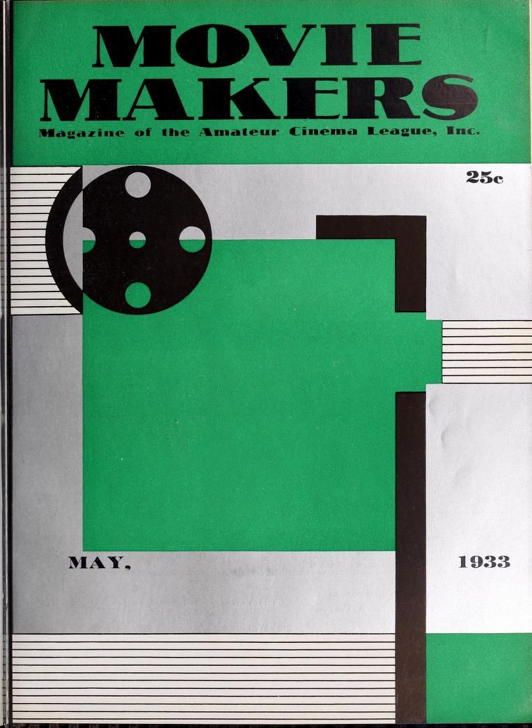 MOVIE MAKERS magazine side cover Issue 105 May 1933