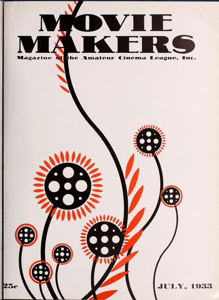 MOVIE MAKERS magazine side cover Issue 109 July 1933