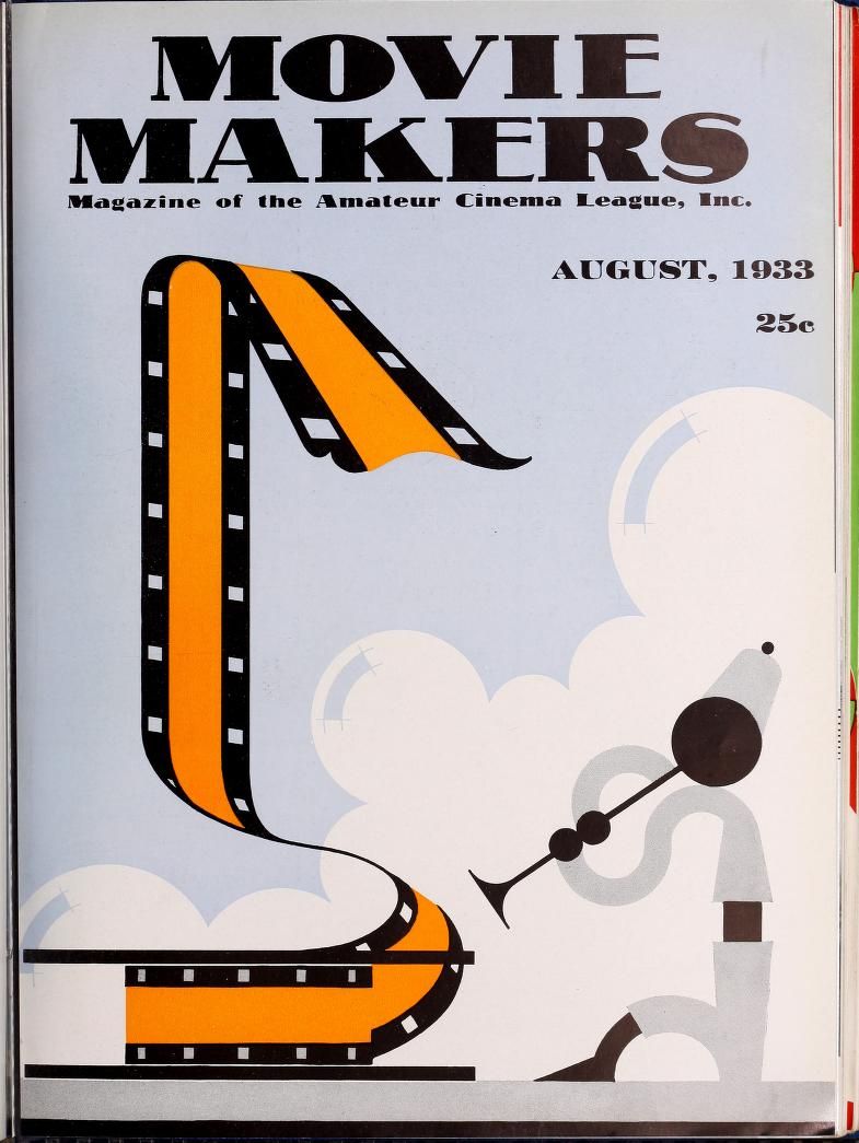 MOVIE MAKERS magazine side cover Issue 111 August 1933
