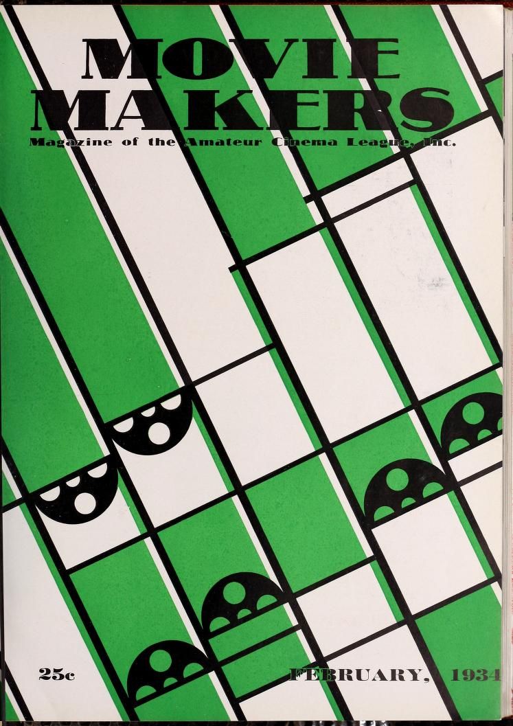 MOVIE MAKERS magazine side cover Issue 122 February 1934