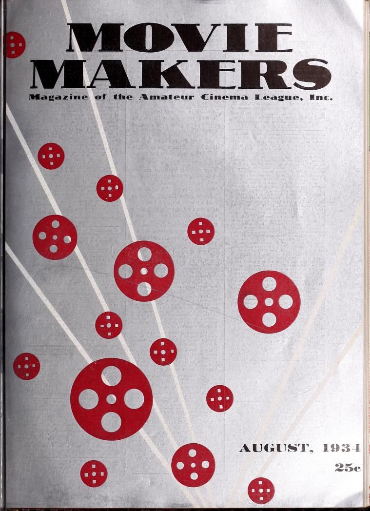 MOVIE MAKERS magazine side cover Issue 128 August 1934