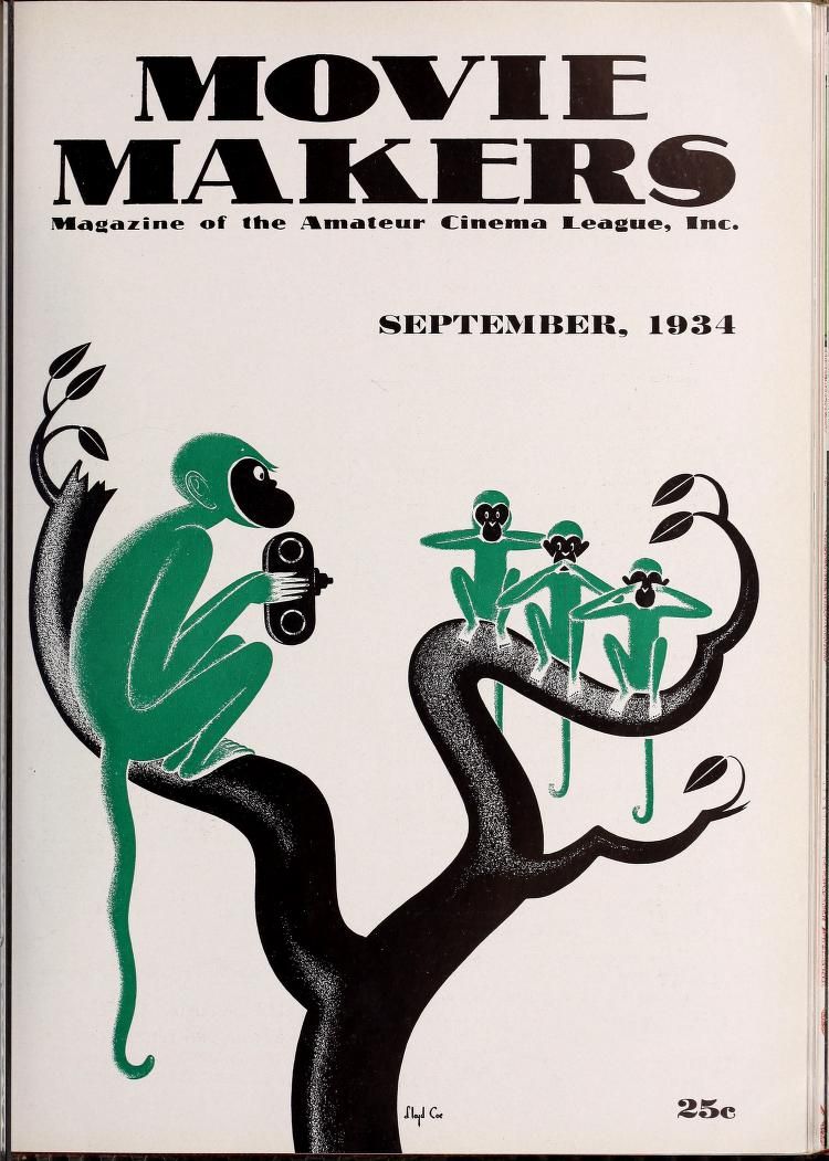 MOVIE MAKERS magazine side cover Issue 129 September 1934