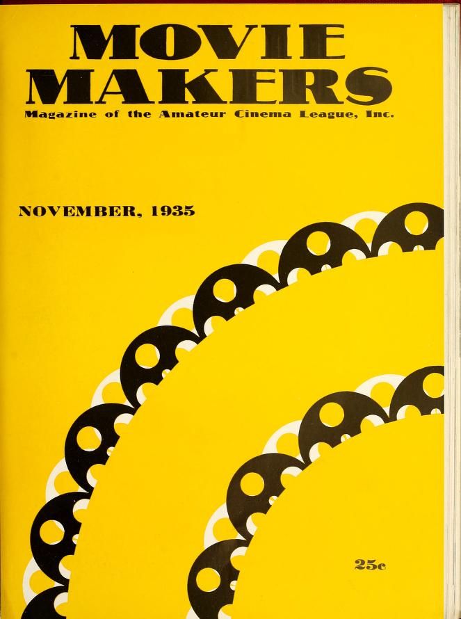 MOVIE MAKERS magazine side cover Issue 143 November 1935