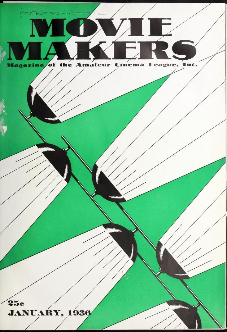 MOVIE MAKERS magazine side cover Issue 145 January 1936
