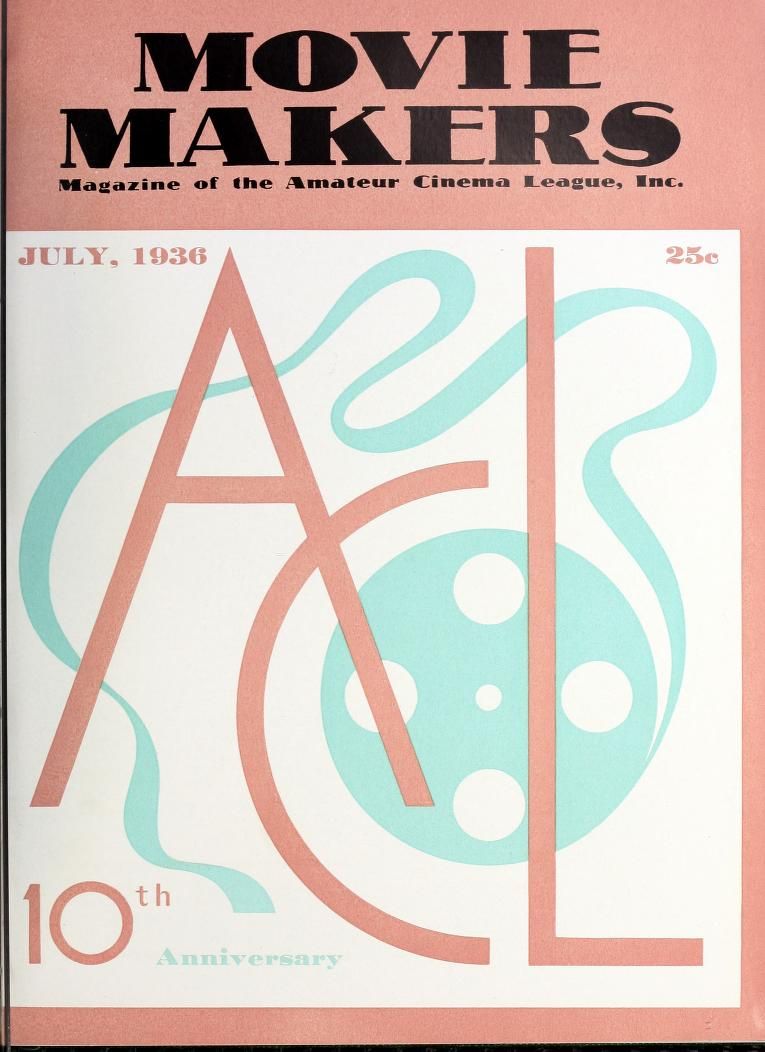 MOVIE MAKERS magazine side cover Issue 151 July 1936