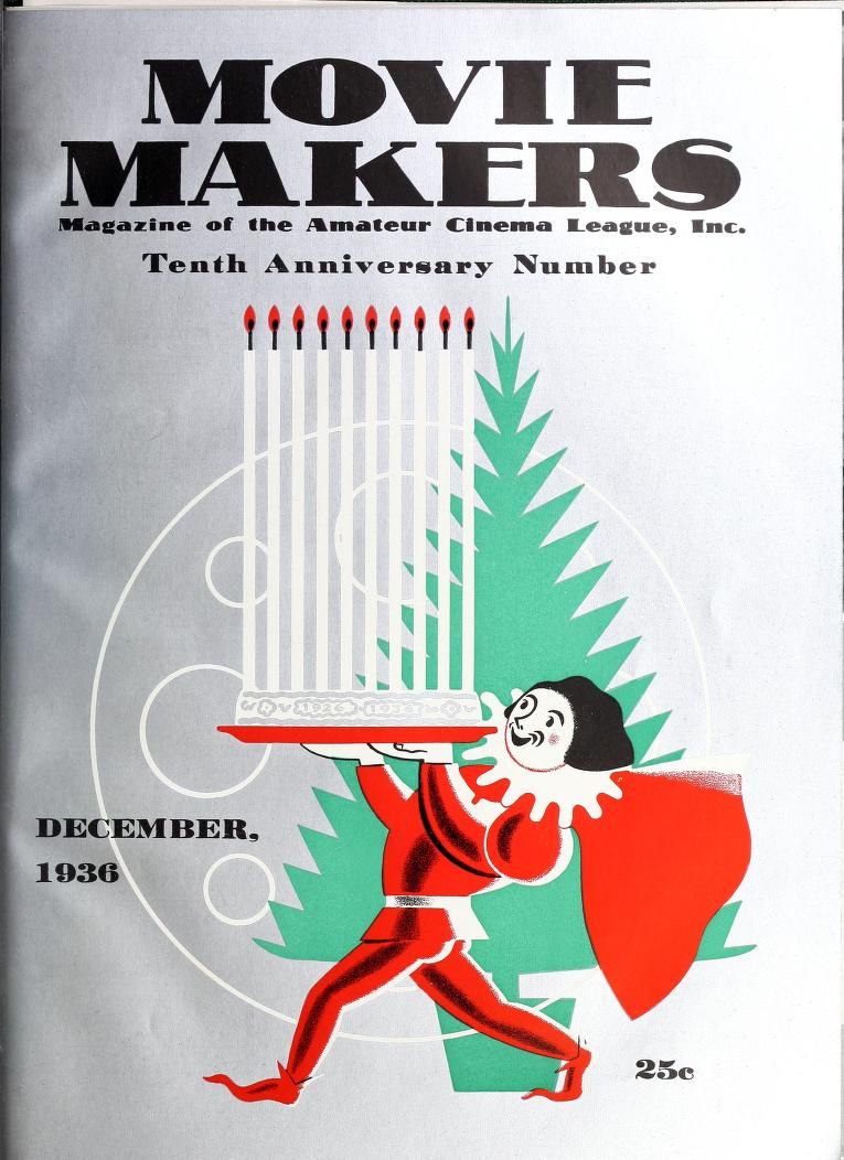 MOVIE MAKERS magazine side cover Issue 156 December 1936