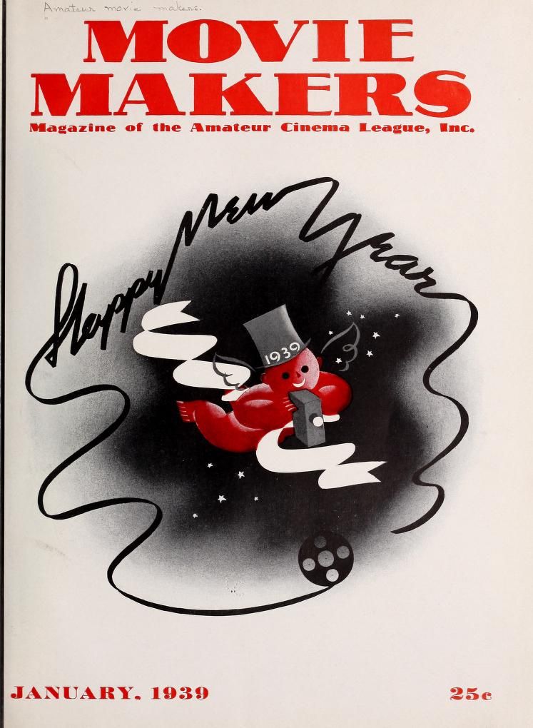 MOVIE MAKERS magazine side cover Issue 169 January 1939