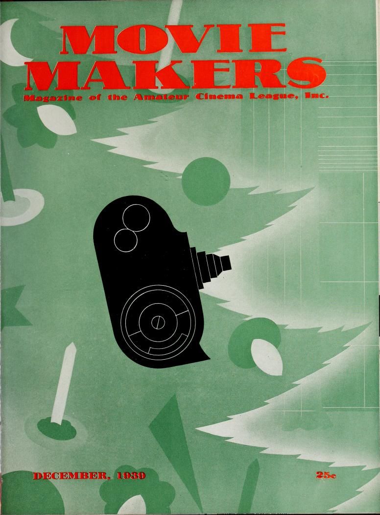 MOVIE MAKERS magazine side cover Issue 180 December 1939