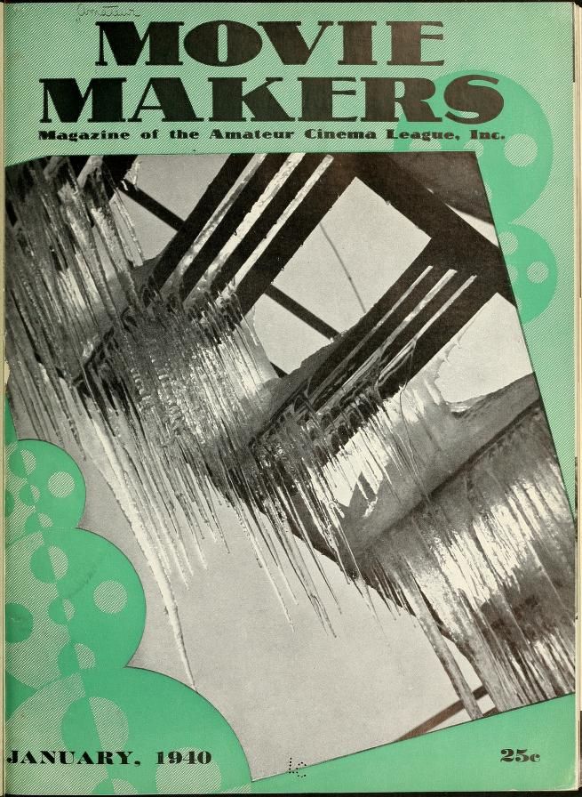 MOVIE MAKERS magazine side cover Issue 181 January 1940