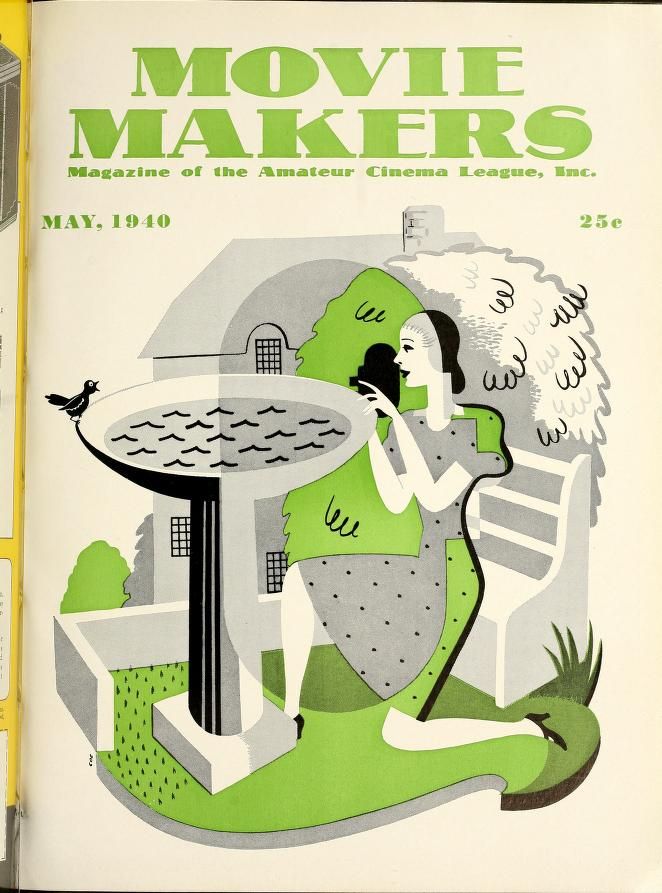 MOVIE MAKERS magazine side cover Issue 185 May 1940