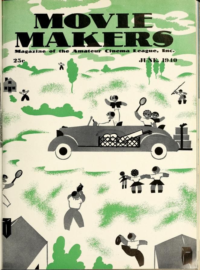MOVIE MAKERS magazine side cover Issue 186 June 1940