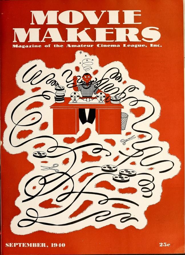 MOVIE MAKERS magazine side cover Issue 189 September 1940