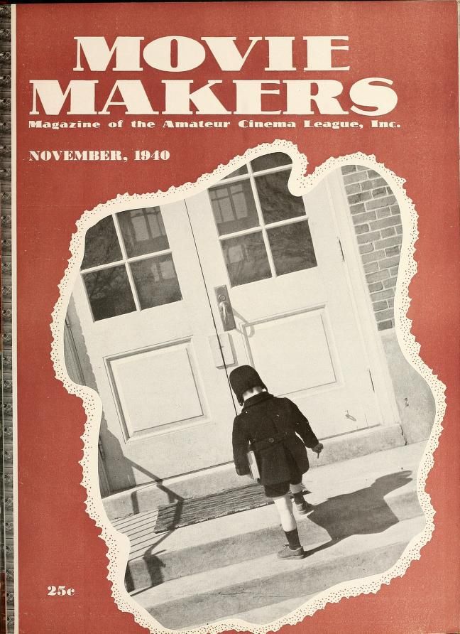 MOVIE MAKERS magazine side cover Issue 191 November 1940