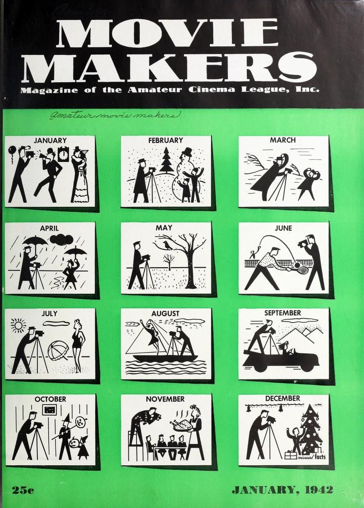 MOVIE MAKERS magazine side cover Issue 205 January 1942