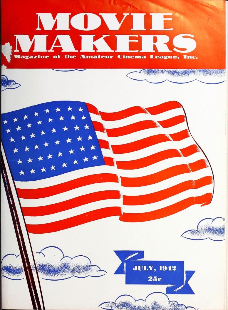 MOVIE MAKERS magazine side cover Issue 211 July 1942