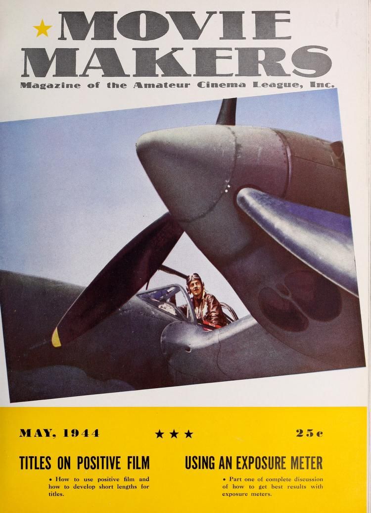 MOVIE MAKERS magazine side cover Issue 233 May 1944