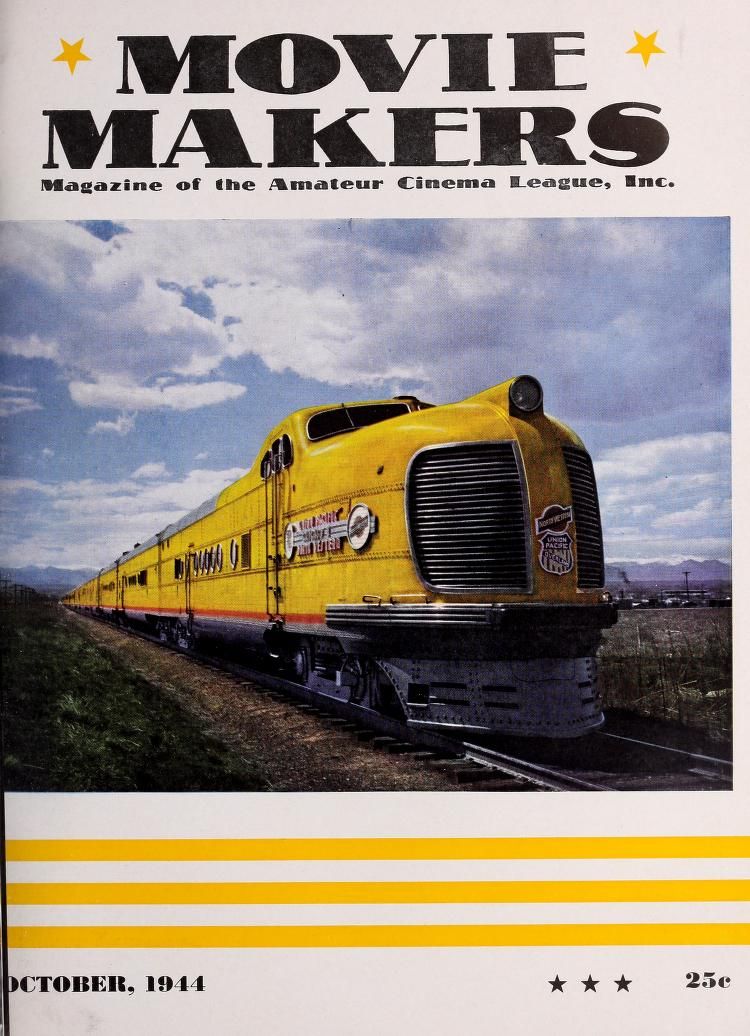 MOVIE MAKERS magazine side cover Issue 238 October 1944