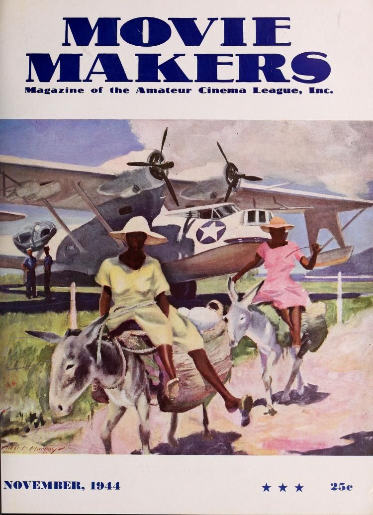 MOVIE MAKERS magazine side cover Issue 239 November 1944