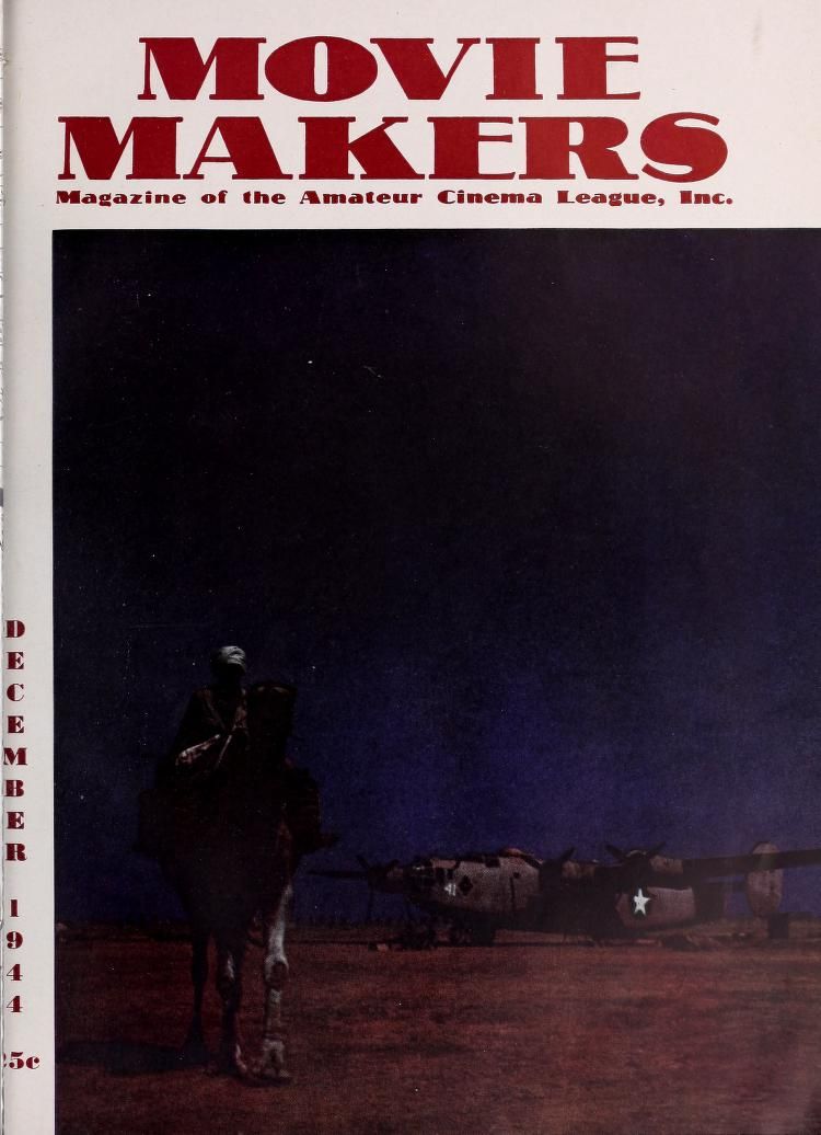 MOVIE MAKERS magazine side cover Issue 240 December 1944