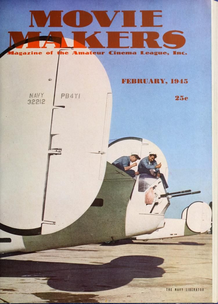 MOVIE MAKERS magazine side cover Issue 242 February 1945