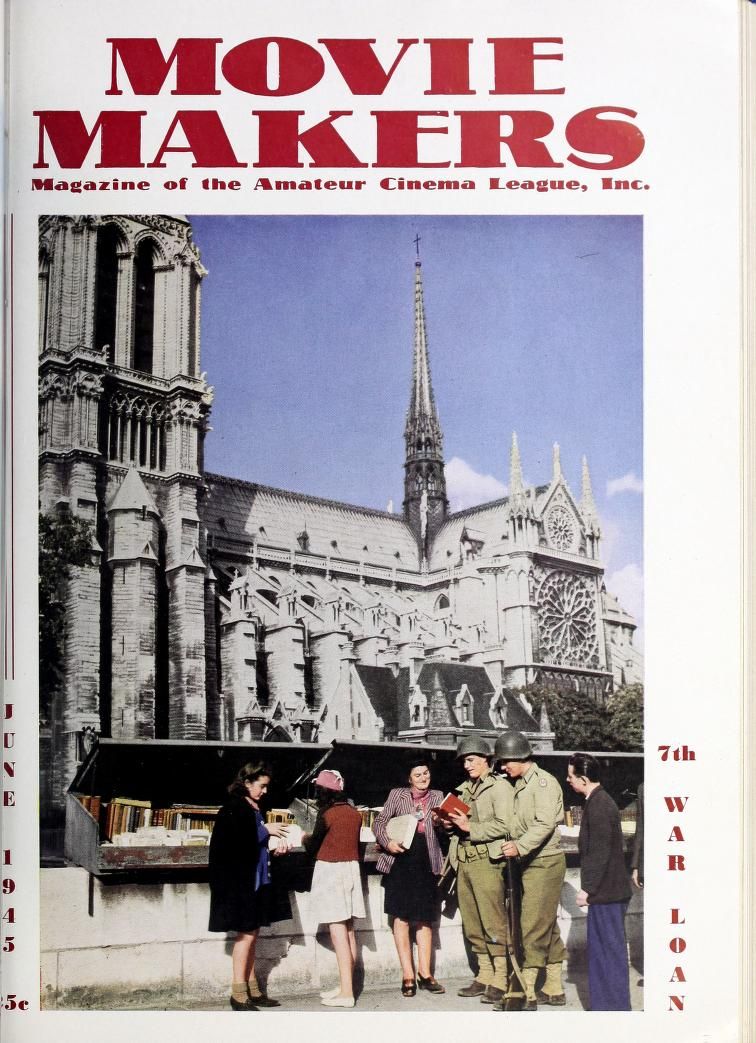 MOVIE MAKERS magazine side cover Issue 246 June 1945