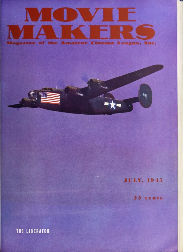MOVIE MAKERS magazine side cover Issue 247 July 1945