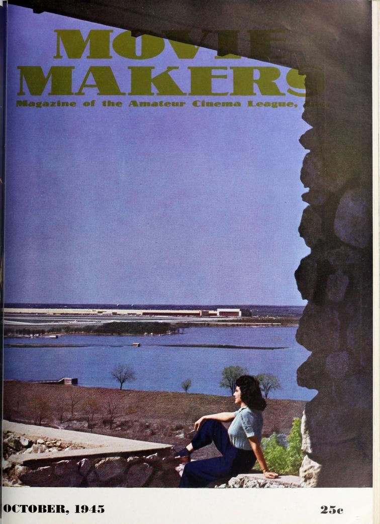 MOVIE MAKERS magazine side cover Issue 250 October 1945