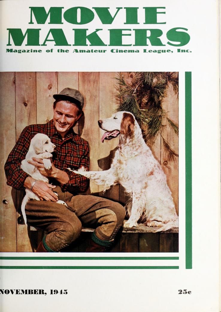 MOVIE MAKERS magazine side cover Issue 251 November 1945