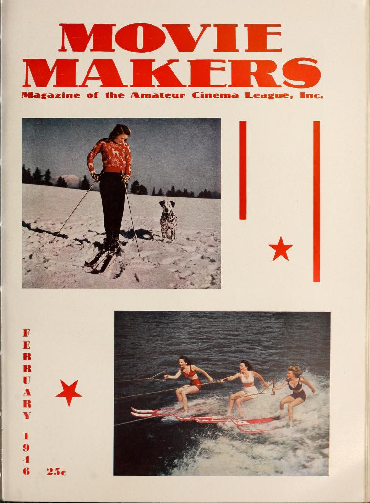 MOVIE MAKERS magazine side cover February 1946