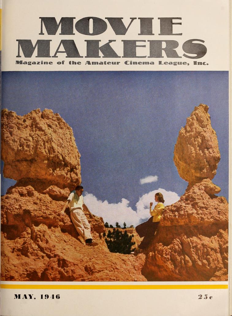 MOVIE MAKERS magazine side cover May 1946