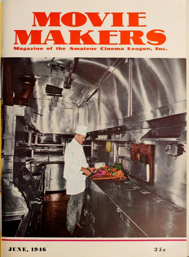 MOVIE MAKERS magazine side cover June 1946