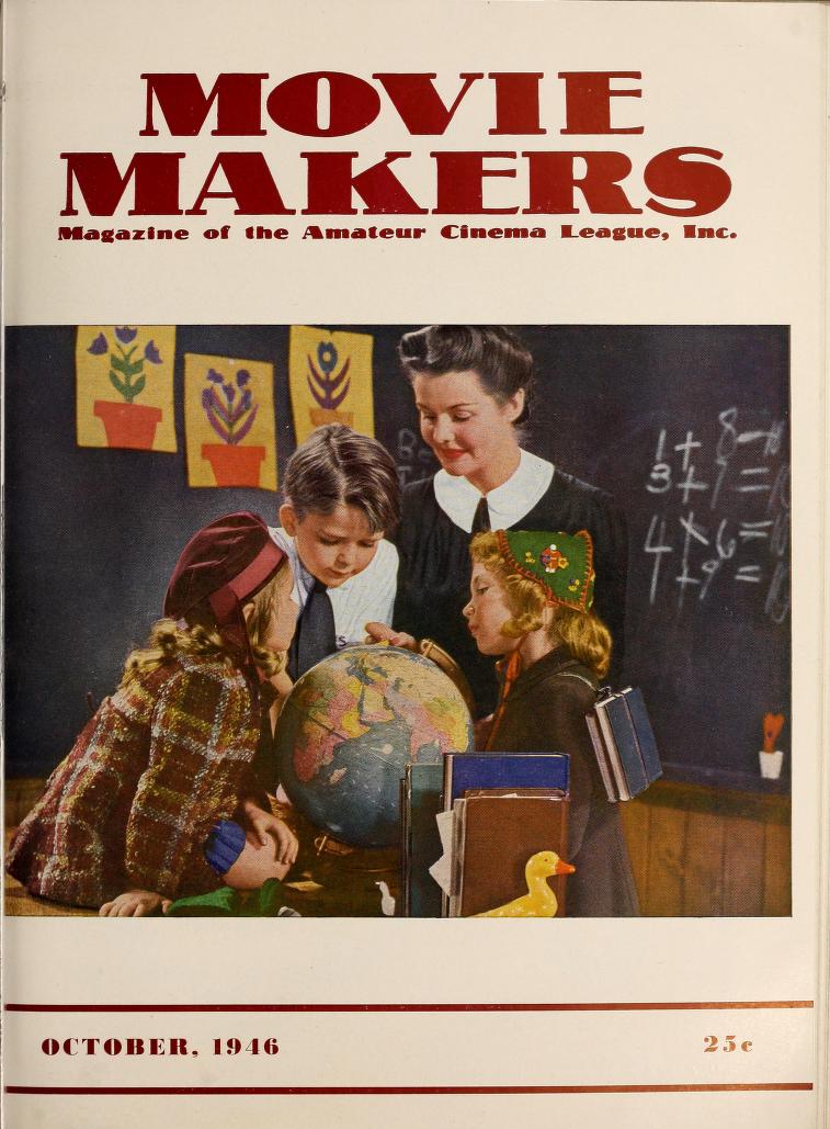 MOVIE MAKERS magazine side cover October 1946