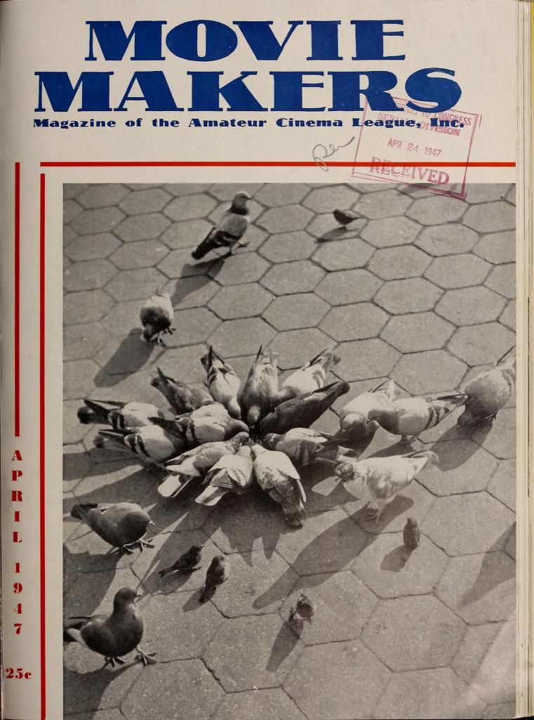 MOVIE MAKERS magazine side cover Issue 256 April 1947