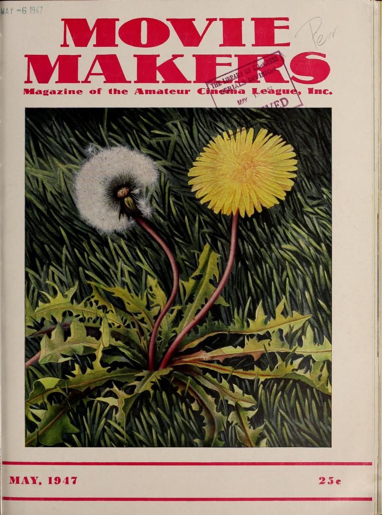 MOVIE MAKERS magazine side cover Issue 257 May 1947