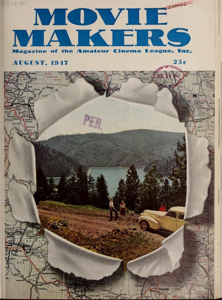 MOVIE MAKERS magazine side cover Issue 260 August 1947