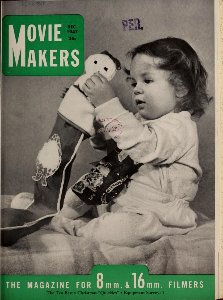 MOVIE MAKERS magazine side cover Issue 264 December 1947