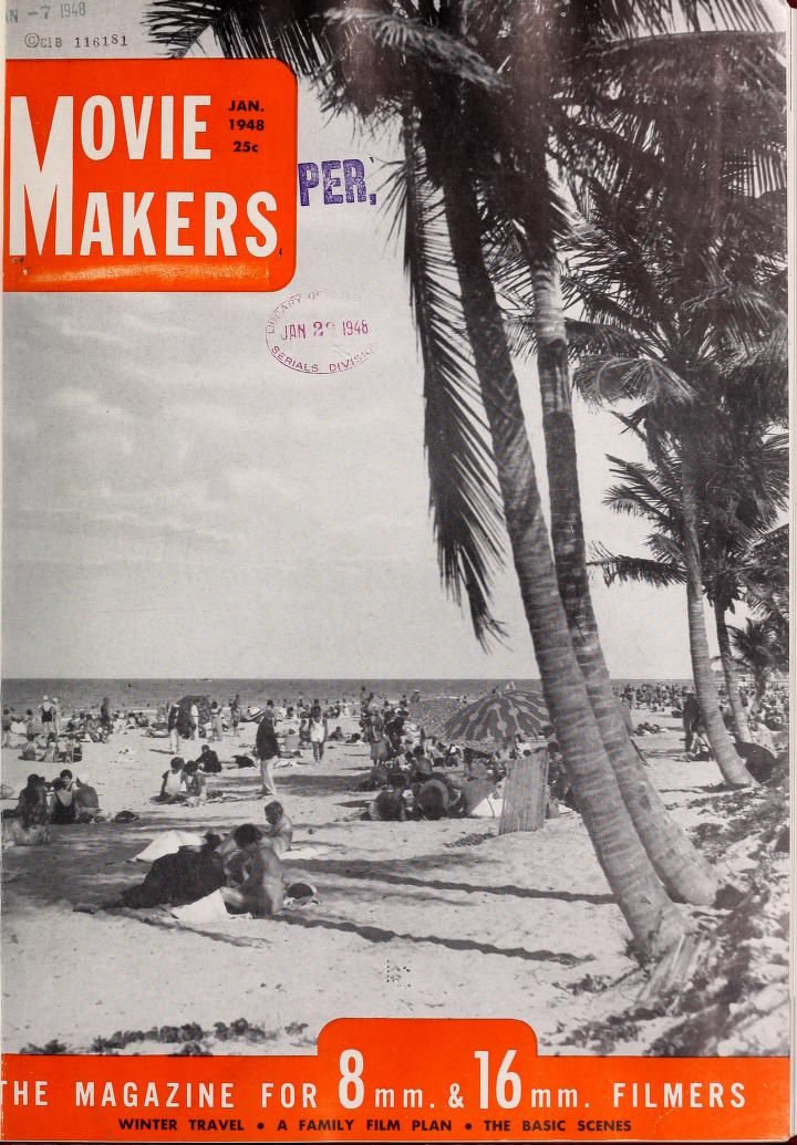 MOVIE MAKERS magazine side cover Issue 265 January 1948