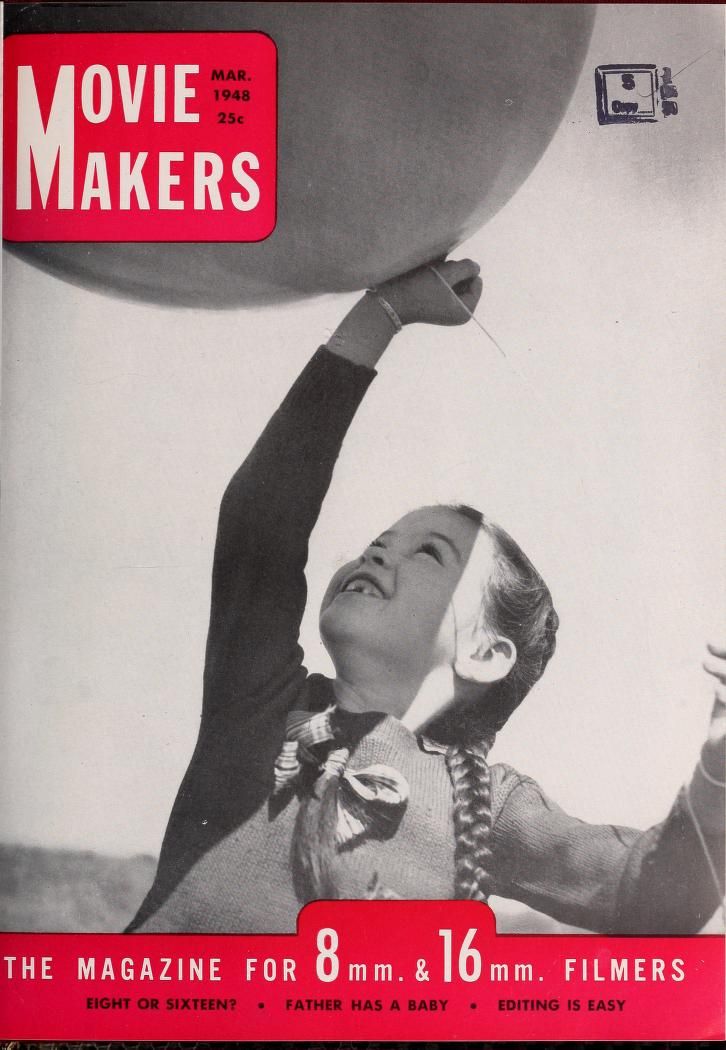 MOVIE MAKERS magazine side cover Issue 267 March 1948