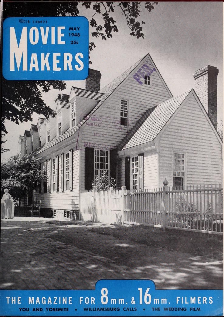 MOVIE MAKERS magazine side cover Issue 269 May 1948