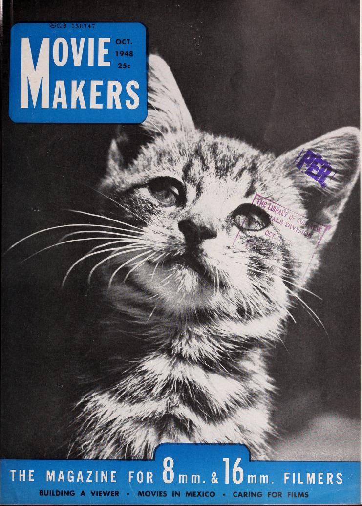 MOVIE MAKERS magazine side cover Issue 274 October 1948