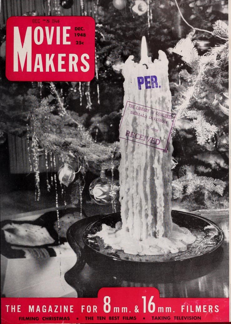 MOVIE MAKERS magazine side cover Issue 276 December 1948